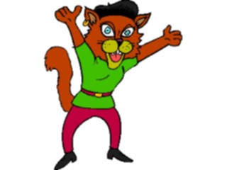 Sticker Custom Preview Image #018525 Animals Cartoons Cat Thumbs Up