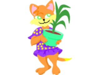 Sticker Custom Preview Image #018547 Animals Cartoons Catwith Gift
