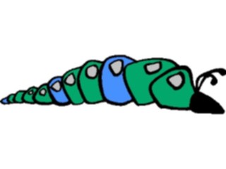 Sticker Custom Preview Image #018568 Animals Cartoons Caterpillar03