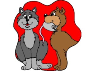 Sticker Custom Preview Image #018595 Animals Cartoons Catsin Love2