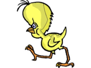 Sticker Custom Preview Image #018622 Animals Cartoons Chick Angry2