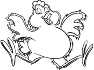 Sticker Custom Preview Image #018627 Animals Cartoons Chick Happy
