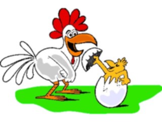 Sticker Custom Preview Image #018633 Animals Cartoons Chick Hatching5