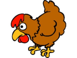 Sticker Custom Preview Image #018653 Animals Cartoons Chicken04