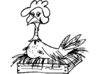 Sticker Custom Preview Image #018654 Animals Cartoons Chicken05