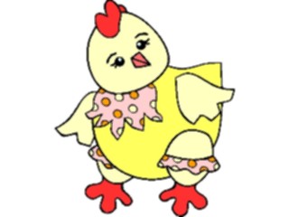 Sticker Custom Preview Image #018658 Animals Cartoons Chicken09