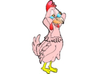Sticker Custom Preview Image #018664 Animals Cartoons Chicken15