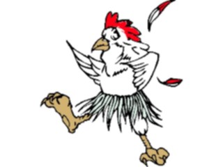 Sticker Custom Preview Image #018668 Animals Cartoons Chicken Dancing2