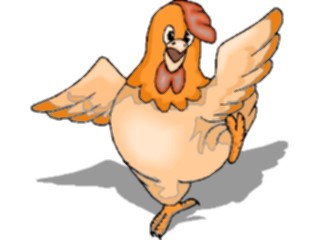 Sticker Custom Preview Image #018669 Animals Cartoons Chicken Dancing3
