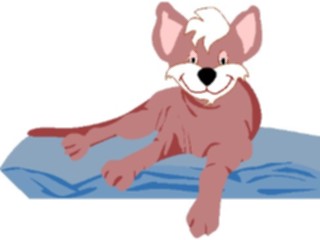 Sticker Custom Preview Image #018733 Animals Cartoons Cougar Smiling