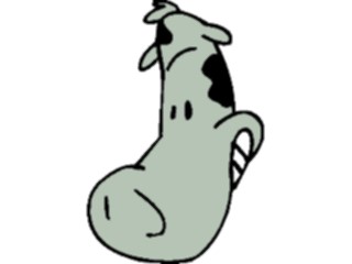 Sticker Custom Preview Image #018737 Animals Cartoons Cow04