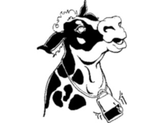 Sticker Custom Preview Image #018746 Animals Cartoons Cow13