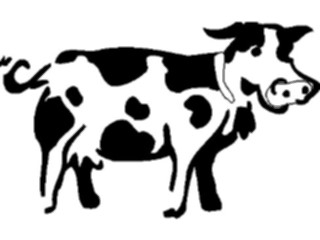 Sticker Custom Preview Image #018750 Animals Cartoons Cow17