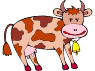 Sticker Custom Preview Image #018751 Animals Cartoons Cow18