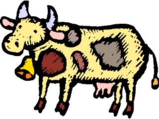 Sticker Custom Preview Image #018752 Animals Cartoons Cow19