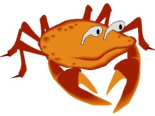 Sticker Custom Preview Image #018818 Animals Cartoons Crab7
