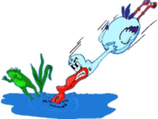 Sticker Custom Preview Image #018831 Animals Cartoons Crash Landing