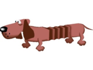 Sticker Custom Preview Image #018843 Animals Cartoons Dachshund