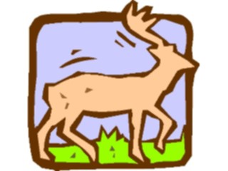 Sticker Custom Preview Image #018850 Animals Cartoons Deer2