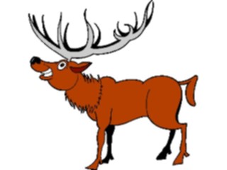 Sticker Custom Preview Image #018851 Animals Cartoons Deer3