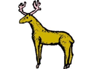 Sticker Custom Preview Image #018854 Animals Cartoons Deer6