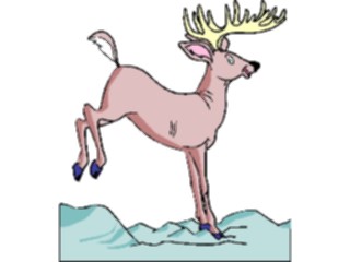 Sticker Custom Preview Image #018866 Animals Cartoons Deer Smiling1