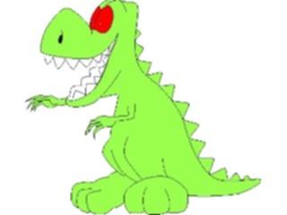 Sticker Custom Preview Image #018874 Animals Cartoons Dinosaur03