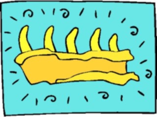 Sticker Custom Preview Image #018942 Animals Cartoons Dinosaur Bone3