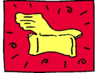 Sticker Custom Preview Image #018945 Animals Cartoons Dinosaur Bone6