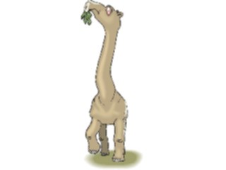 Sticker Custom Preview Image #018961 Animals Cartoons Dinosaur Eating