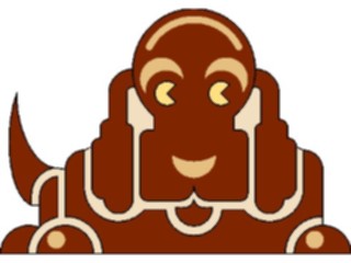 Sticker Custom Preview Image #019035 Animals Cartoons Dog23