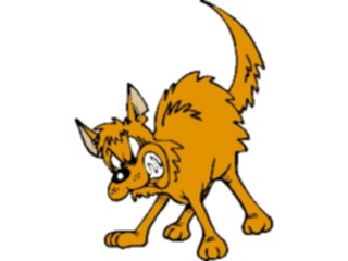 Sticker Custom Preview Image #019078 Animals Cartoons Dog Angry4