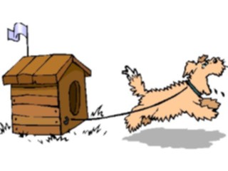 Sticker Custom Preview Image #019087 Animals Cartoons Dog Barking2