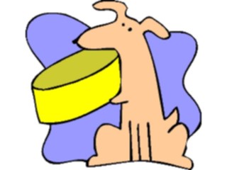 Sticker Custom Preview Image #019108 Animals Cartoons Dog Bowl07