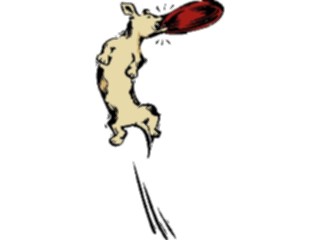 Sticker Custom Preview Image #019123 Animals Cartoons Dog Catching Ball