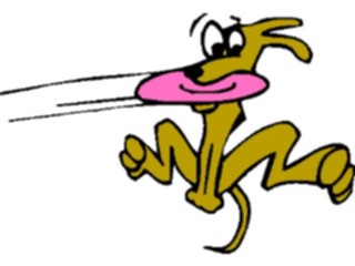 Sticker Custom Preview Image #019126 Animals Cartoons Dog Catching Toy