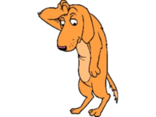 Sticker Custom Preview Image #019145 Animals Cartoons Dog Dramatic