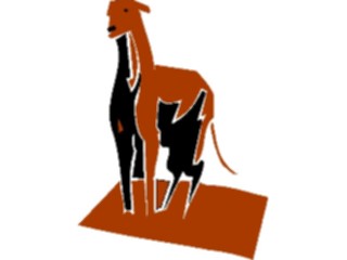 Sticker Custom Preview Image #019146 Animals Cartoons Dog Drawing1