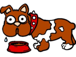 Sticker Custom Preview Image #019159 Animals Cartoons Dog Drooling3