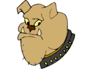 Sticker Custom Preview Image #019174 Animals Cartoons Dog Face
