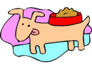 Sticker Custom Preview Image #019200 Animals Cartoons Dog Food05