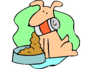 Sticker Custom Preview Image #019205 Animals Cartoons Dog Food10
