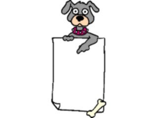Sticker Custom Preview Image #019206 Animals Cartoons Dog Frame