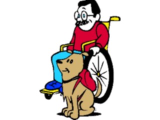 Sticker Custom Preview Image #019234 Animals Cartoons Dog Helper