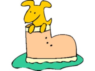 Sticker Custom Preview Image #019246 Animals Cartoons Dogin Boot
