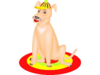 Sticker Custom Preview Image #019247 Animals Cartoons Dogin Cap