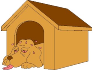 Sticker Custom Preview Image #019252 Animals Cartoons Dogin House1