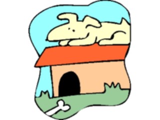 Sticker Custom Preview Image #019255 Animals Cartoons Dogin House4