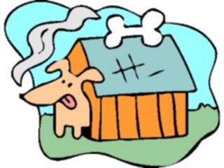 Sticker Custom Preview Image #019257 Animals Cartoons Dogin House6