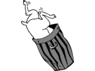 Sticker Custom Preview Image #019266 Animals Cartoons Dogin Trash Can1